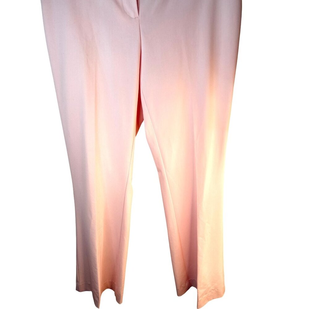 2/$30 NWT ZARA Pink Trousers M Polyester Viscose Blend - Picture 8 of 15